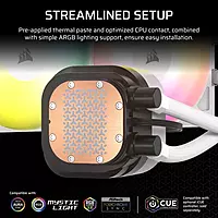 Corsair Nautilus 240 RS ARGB (White) – 240mm AIO Liquid CPU Cooler