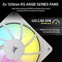 Corsair Nautilus 240 RS ARGB (White) – 240mm AIO Liquid CPU Cooler