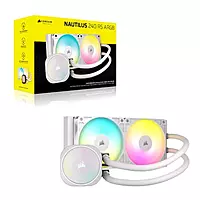 Corsair Nautilus 240 RS ARGB (White) – 240mm AIO Liquid CPU Cooler