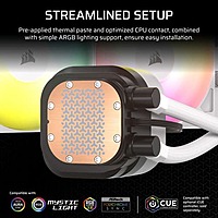 Corsair Nautilus 360 RS ARGB White – 360mm AIO Liquid CPU Cooler