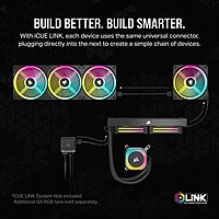 Corsair iCUE LINK H150i RGB 360mm CPU Liquid Cooler – AIO | Intel & AMD | Black