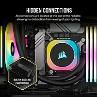 Corsair iCUE LINK H150i RGB 360mm CPU Liquid Cooler – AIO | Intel & AMD | Black