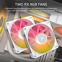Corsair iCUE LINK Titan 240 RX LCD RGB White – 240mm AIO CPU Liquid Cooler