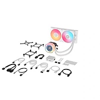 Corsair iCUE LINK Titan 240 RX LCD RGB White – 240mm AIO CPU Liquid Cooler