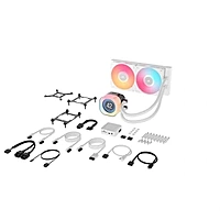 Corsair iCUE LINK Titan 240 RX LCD RGB White – 240mm AIO CPU Liquid Cooler
