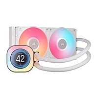 Corsair iCUE LINK Titan 240 RX LCD RGB White – 240mm AIO CPU Liquid Cooler