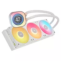 Corsair iCUE LINK Titan 360 RX LCD CPU Liquid Cooler – 360mm AIO | RGB | White