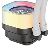 Corsair iCUE LINK Titan 360 RX LCD CPU Liquid Cooler – 360mm AIO | RGB | White
