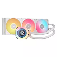 Corsair iCUE LINK Titan 360 RX LCD CPU Liquid Cooler – 360mm AIO | RGB | White
