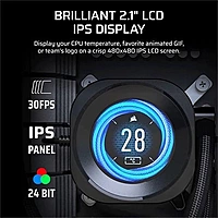 Corsair Nautilus 240 RS LCD CPU Liquid Cooler – 240mm AIO | Intel & AMD | LCD Display