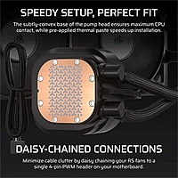 Corsair Nautilus 240 RS LCD CPU Liquid Cooler – 240mm AIO | Intel & AMD | LCD Display