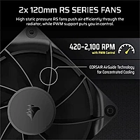 Corsair Nautilus 240 RS LCD CPU Liquid Cooler – 240mm AIO | Intel & AMD | LCD Display