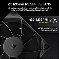 Corsair Nautilus 240 RS LCD CPU Liquid Cooler – 240mm AIO | Intel & AMD | LCD Display