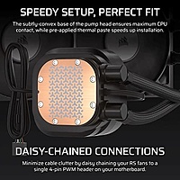 Corsair Nautilus 360 RS LCD CPU Liquid Cooler – 360mm AIO | Intel & AMD