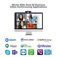 Adesso CyberTrack H3 HD Webcam – 720p  Manual Focus  USB 2.0  Plug & Play