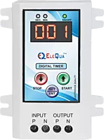 ELEQUA Cyclic Timer (ON/Off in SEC./MIN.) for Fogger,Hydrophonics and Other cyclic & Auto Stop Application Up to 1Hp/15A