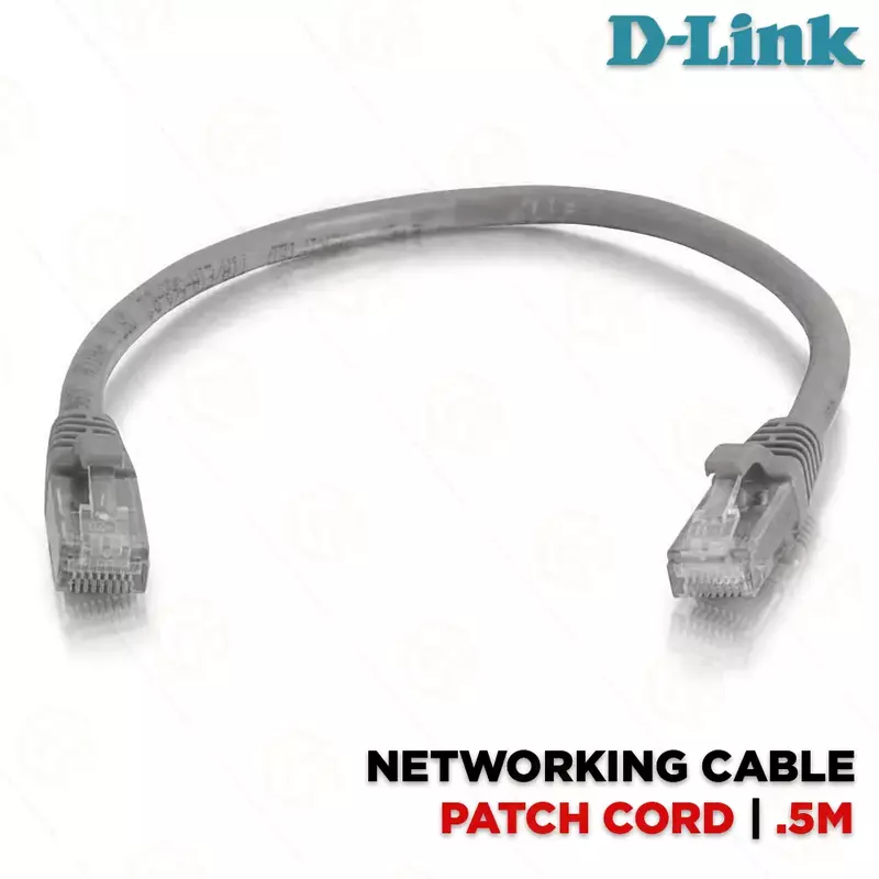 DLINK CAT 6 PATCH CORD 0.5 MTR (NCB-C6UGRYR1-0.05)