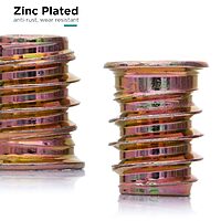 VAC - D-Nut M6 x 15mm - Hex Socket Drive - Zinc Plated - DN-M615 VAC - D-Nut M6 x 15mm - Hex Socket Drive - Zinc Plated - DN-M615