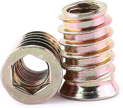 VAC - D-Nut M6 x 15mm - Hex Socket Drive - Zinc Plated - DN-M615 VAC - D-Nut M6 x 15mm - Hex Socket Drive - Zinc Plated - DN-M615