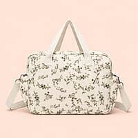 Mini Diaper and Travel Bag - Cream Blossom Mini Diaper and Travel Bag - Cream Blossom