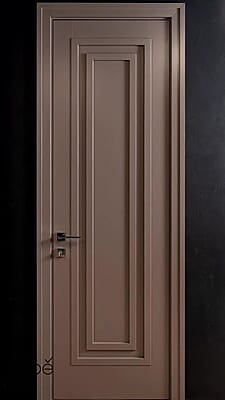 Modern Minimalist 3D HDHMR Moulding Door in Taupe Modern Minimalist 3D HDHMR Moulding Door in Taupe