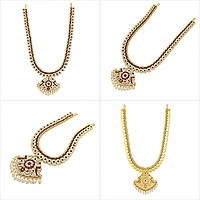 Divine Traditional Stone Haram for God and Goddess Alankaram