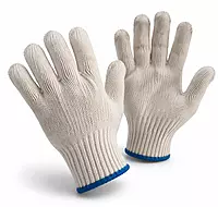 Knitted Gloves - White 35 gm