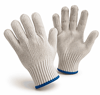 Knitted Gloves - White 35 gm