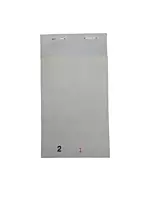 Pack of 10 76mm x 140mm Plain White Duplicate with Carbon Service Pads (PAD15)