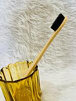 Bamboo Adult Toothbrush- Activated Charcoal Bristles