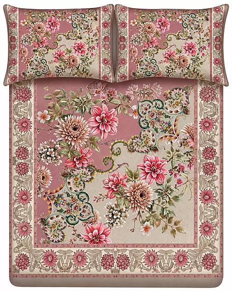 Abstract 7D Digital Print Bedsheet Soft, Stylish & Premium Quality Bed Sheet King-225 x 250 CM)