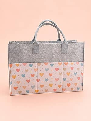 Heartful Diaper Caddy Organizer