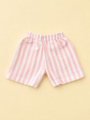 Muslin Unisex Baby Shorts – Assorted Prints | 0–24 Months | Pack of 2