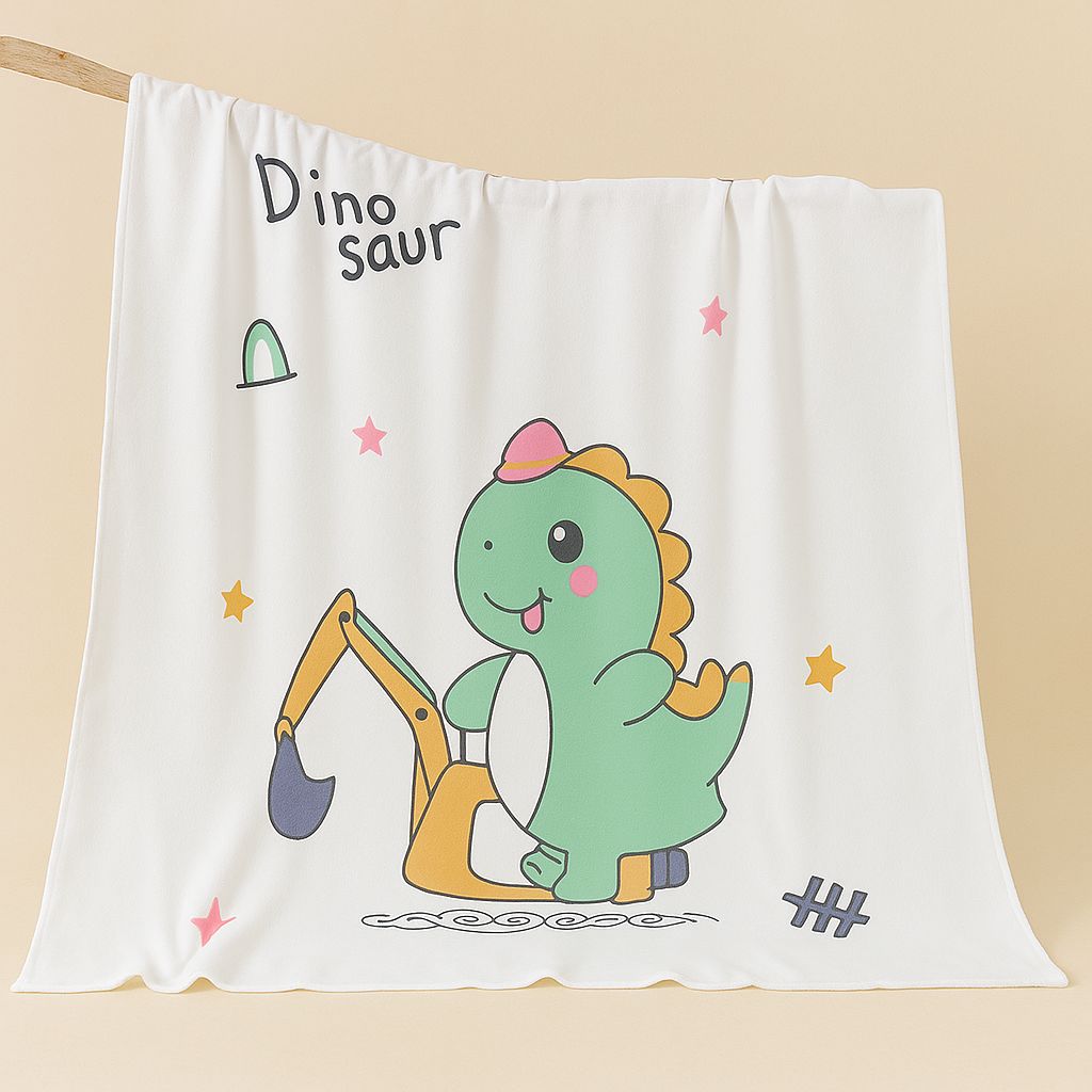 Premium Bamboo Cotton Muslin Swaddle Blanket – 110x110cm