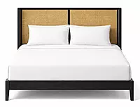 Kingfisher High Headboard Natural Cane King Size Hotel Bed