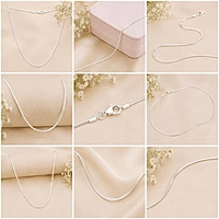 925 Sterling Silver Baby Snake Chain – Traditional Silver Chain for Daily Wear
