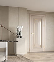 Elegant Beige 3D HDHMR Moulding Door