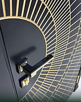 Stunning 2D HDHMR Door with Geometric Deco Paint Design