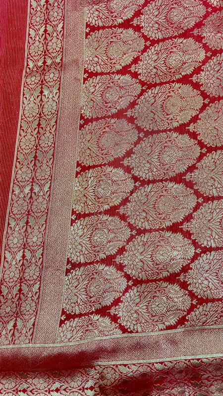 Banasari semi crepe silk saree