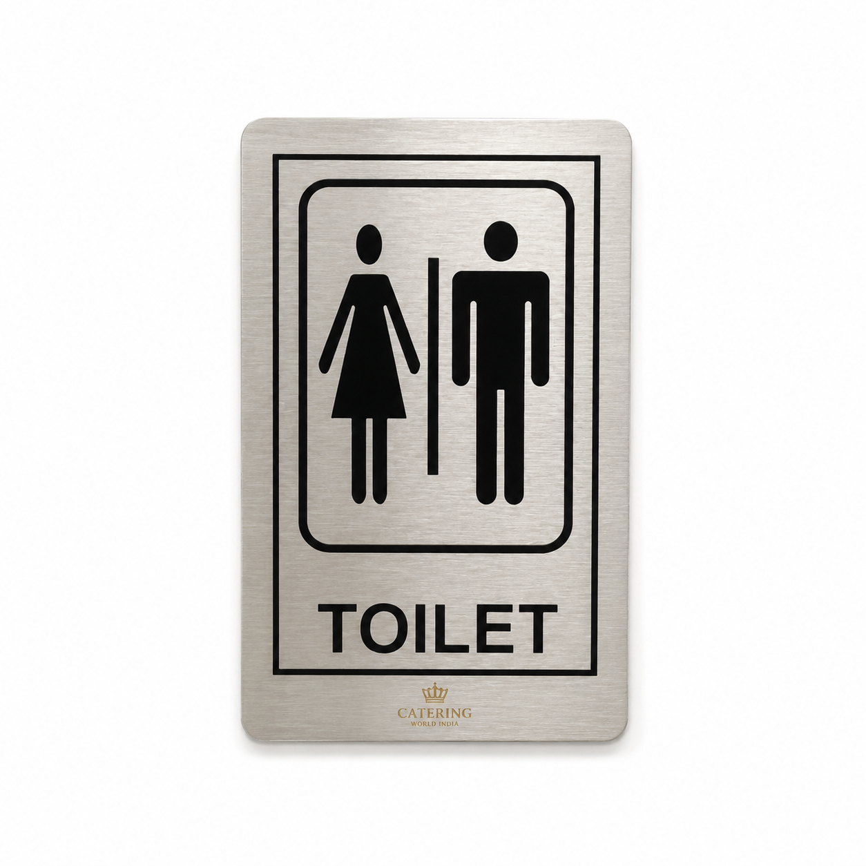 SS NAME PLATE 6*4