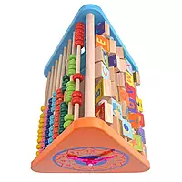 5-in-1 Wooden Activity Triangle Learning Toy
