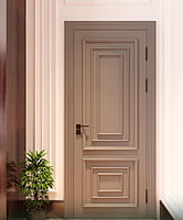 Modern Sophistication 3D HDHMR Moulding Door in Taupe