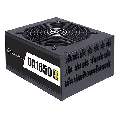 Silverstone Power Supply Fully Modular 80 Plus Gold ATX (DA1650 Gold)