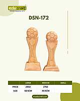 DSN-172M HAND CRAFTED FOOTBALL 44CM (THIKNESS 4.5CM)