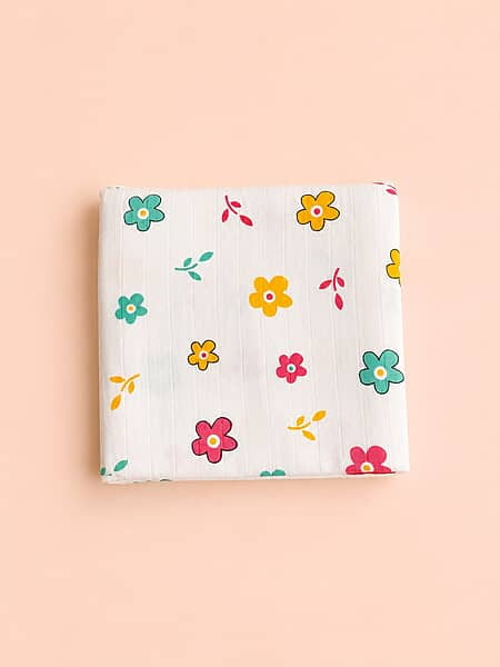 Organic Muslin Swaddle Wrap (100x100 cm) – Petal Pop Organic Muslin Swaddle Wrap (100x100 cm) – Petal Pop