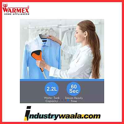 Warmex PGS 05 2200 Watts Garment Steamer with 2.2 Ltr Tank Capacity and powerful steaming