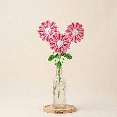 Daisy Large Flower Light Pink