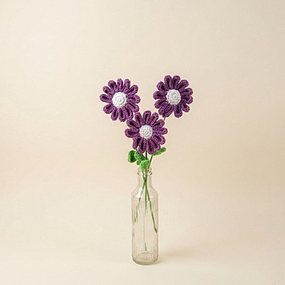 Daisy Large Flower Purple