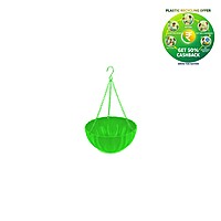 Danaka Hanging Pot with Chain| 7.5 Inch Plastic Hanging Planter | Indoor & Balcony Hanging Pot