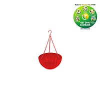Danaka Hanging Pot with Chain| 7.5 Inch Plastic Hanging Planter | Indoor & Balcony Hanging Pot